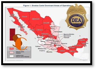 Cárteles que operan en Campeche: DEA.